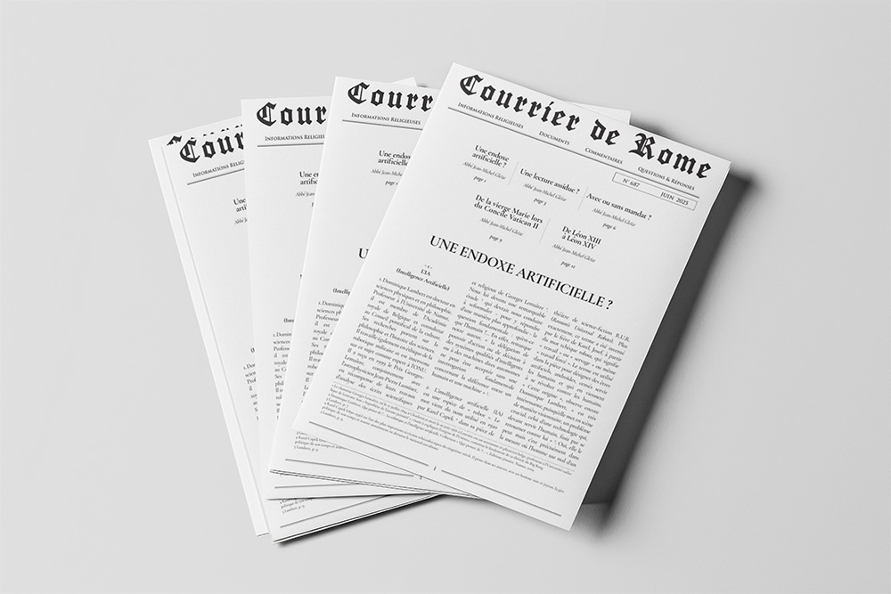 Abonnement à la revue
